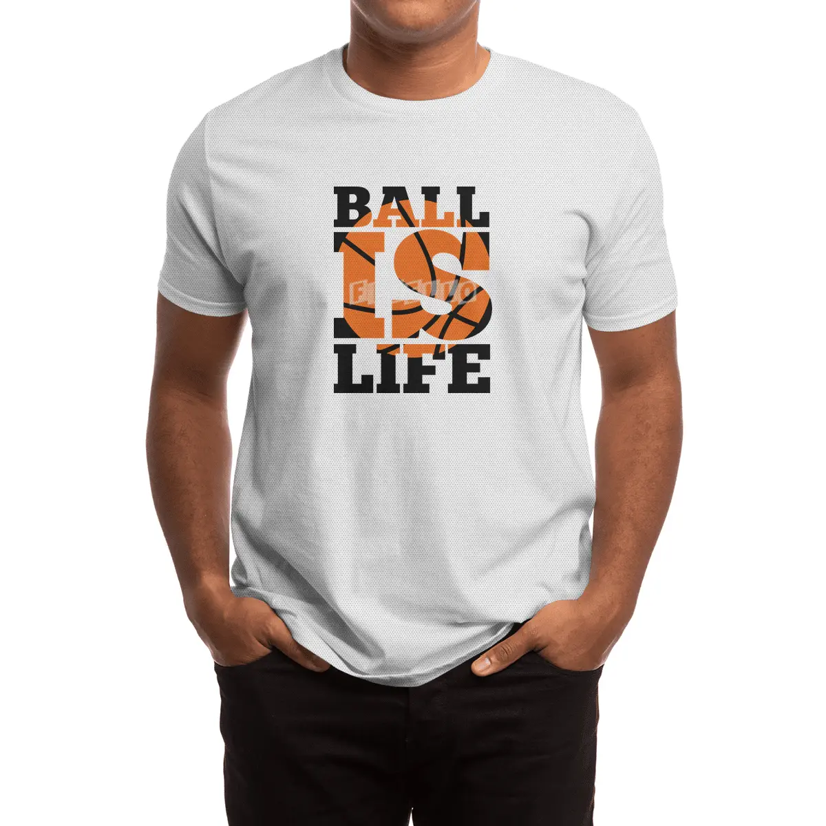 Ball Is Life Quote Spor T-Shirt