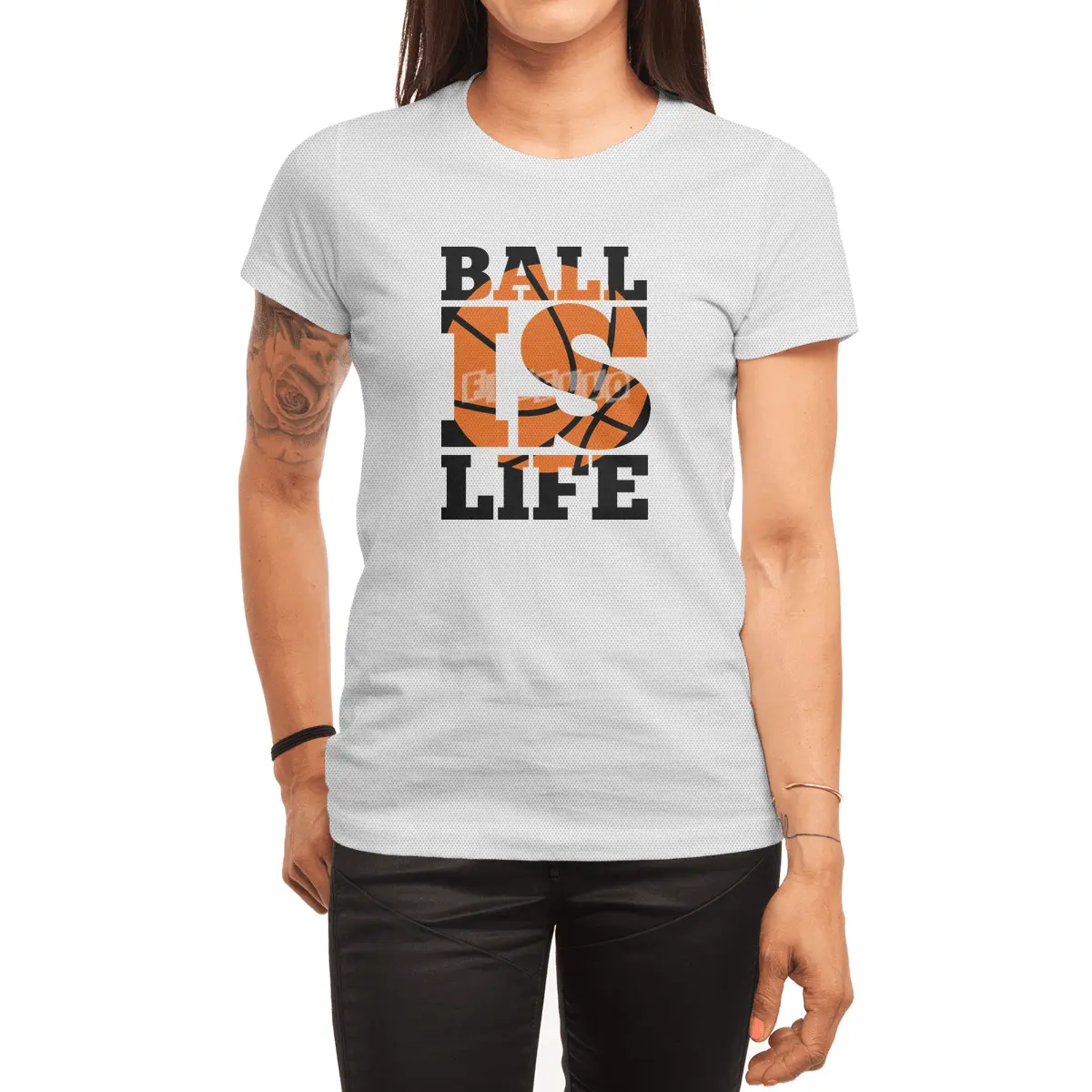 Ball Is Life Quote Spor T-Shirt