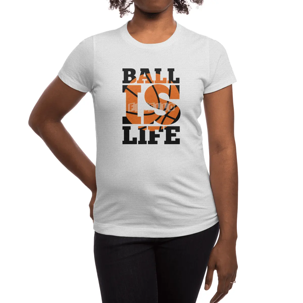 Ball Is Life Quote Spor T-Shirt