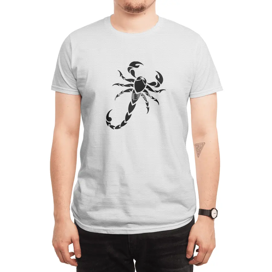 Black Scorpion Silhouette Spor T-Shirt