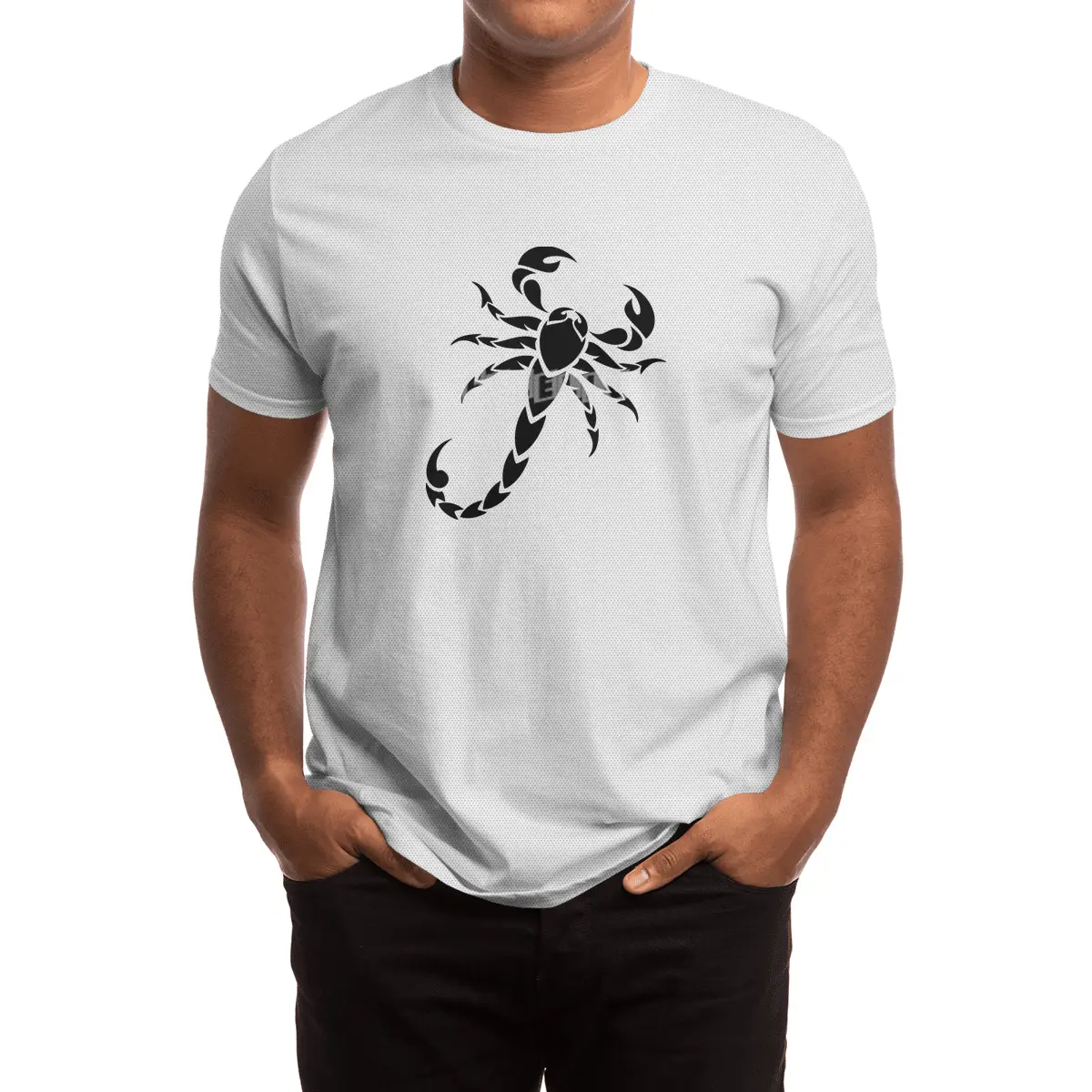 Black Scorpion Silhouette Spor T-Shirt
