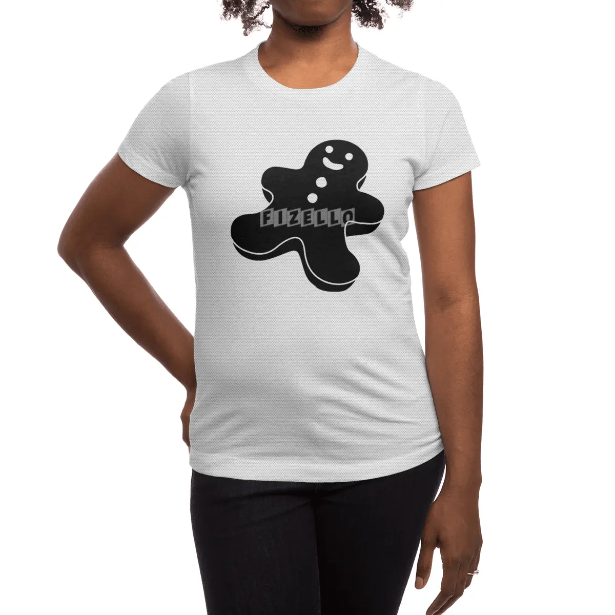 Cookie Man Silhouette Spor T-Shirt