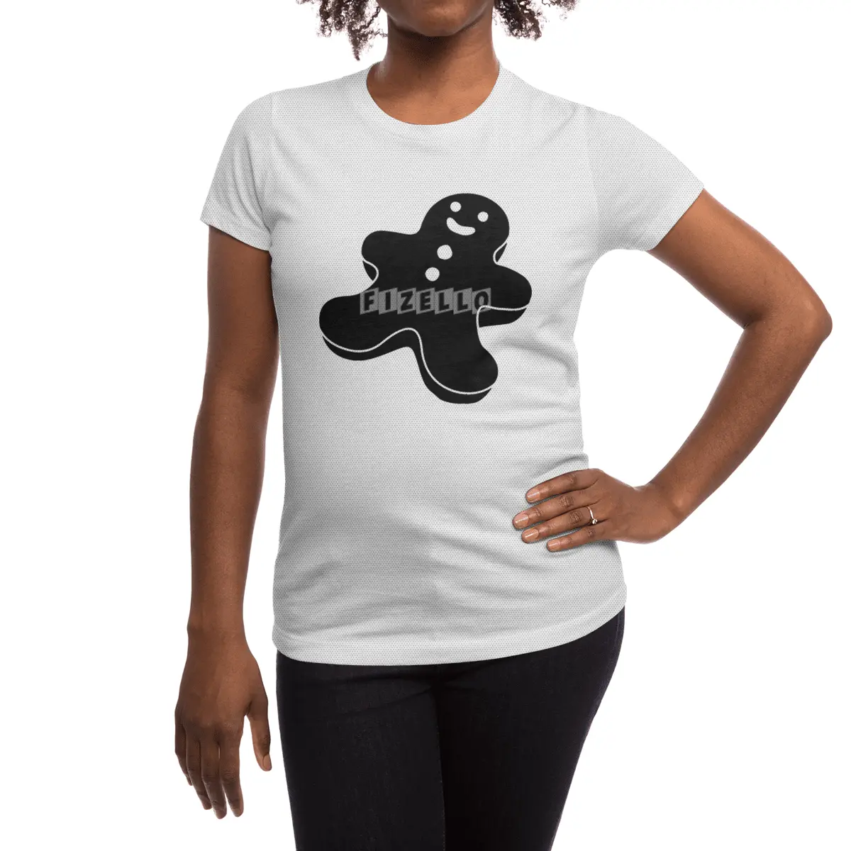 Cookie Man Silhouette Spor T-Shirt