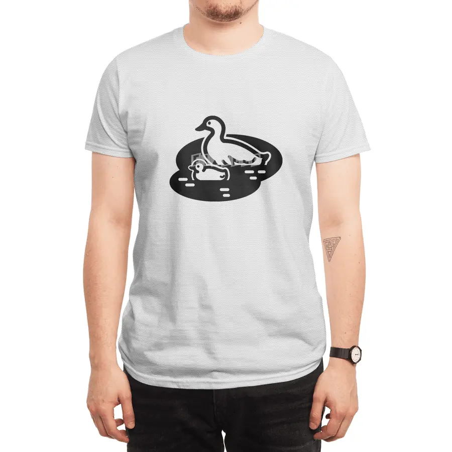 Ducks in a Pond Clipart Spor T-Shirt