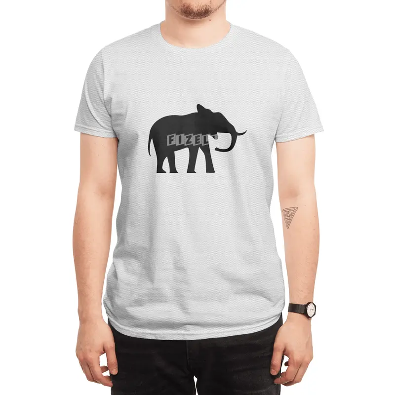 Elephant Silhouette Spor T-Shirt