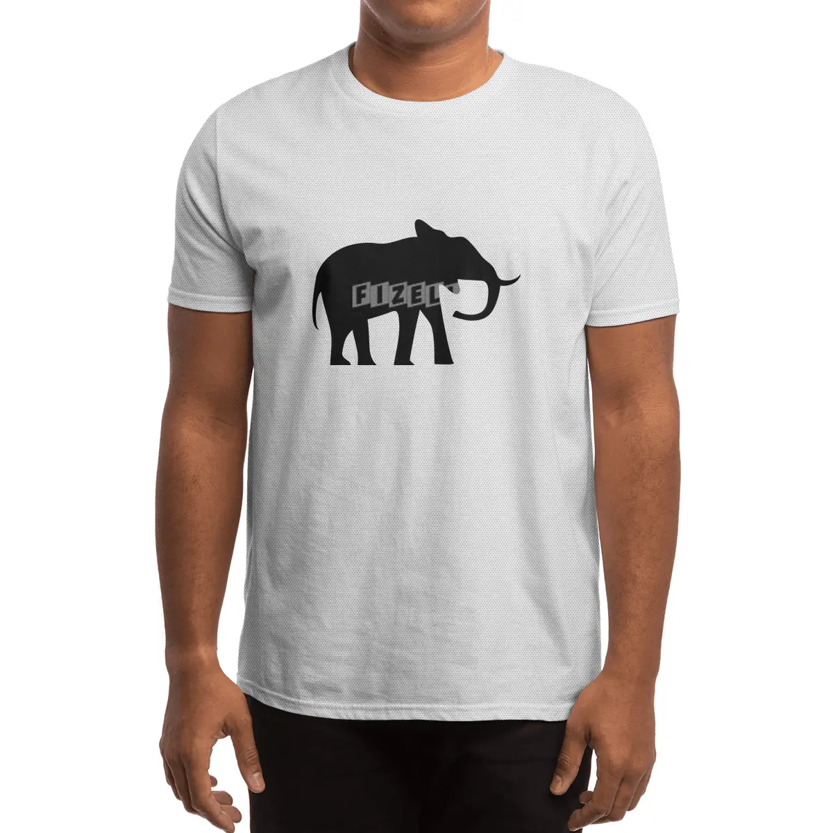Elephant Silhouette Spor T-Shirt