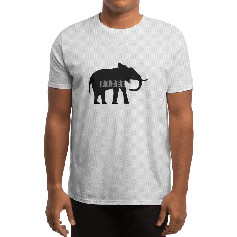 Elephant Silhouette Spor T-Shirt