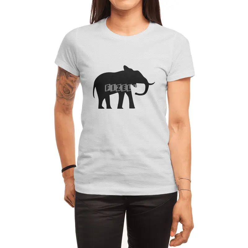 Elephant Silhouette Spor T-Shirt