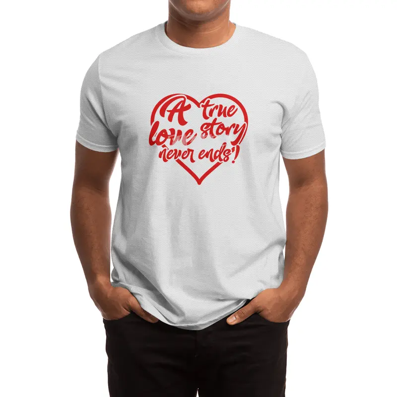 Valentine day qoute True Love story Spor T-Shirt