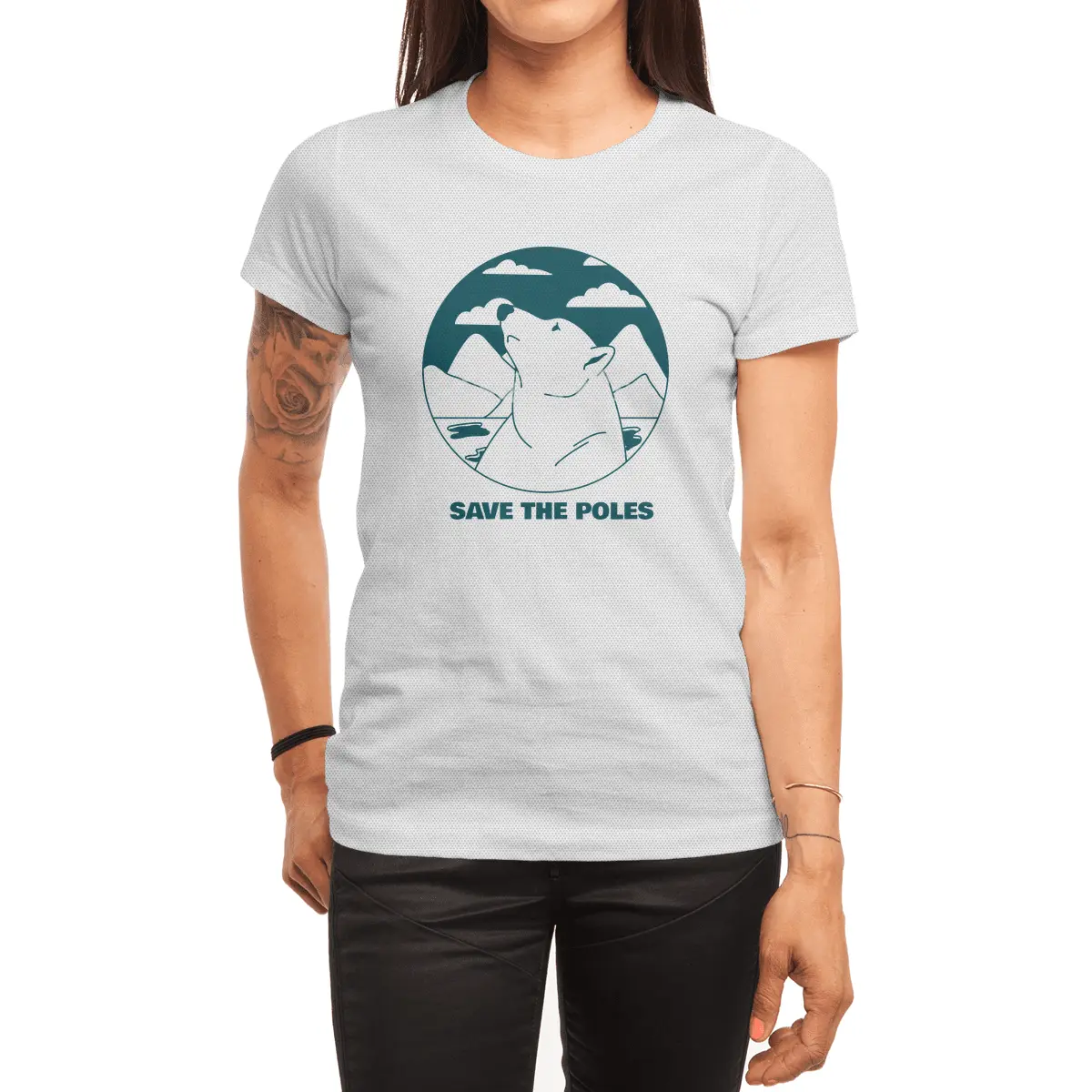 Save the poles Spor T-Shirt