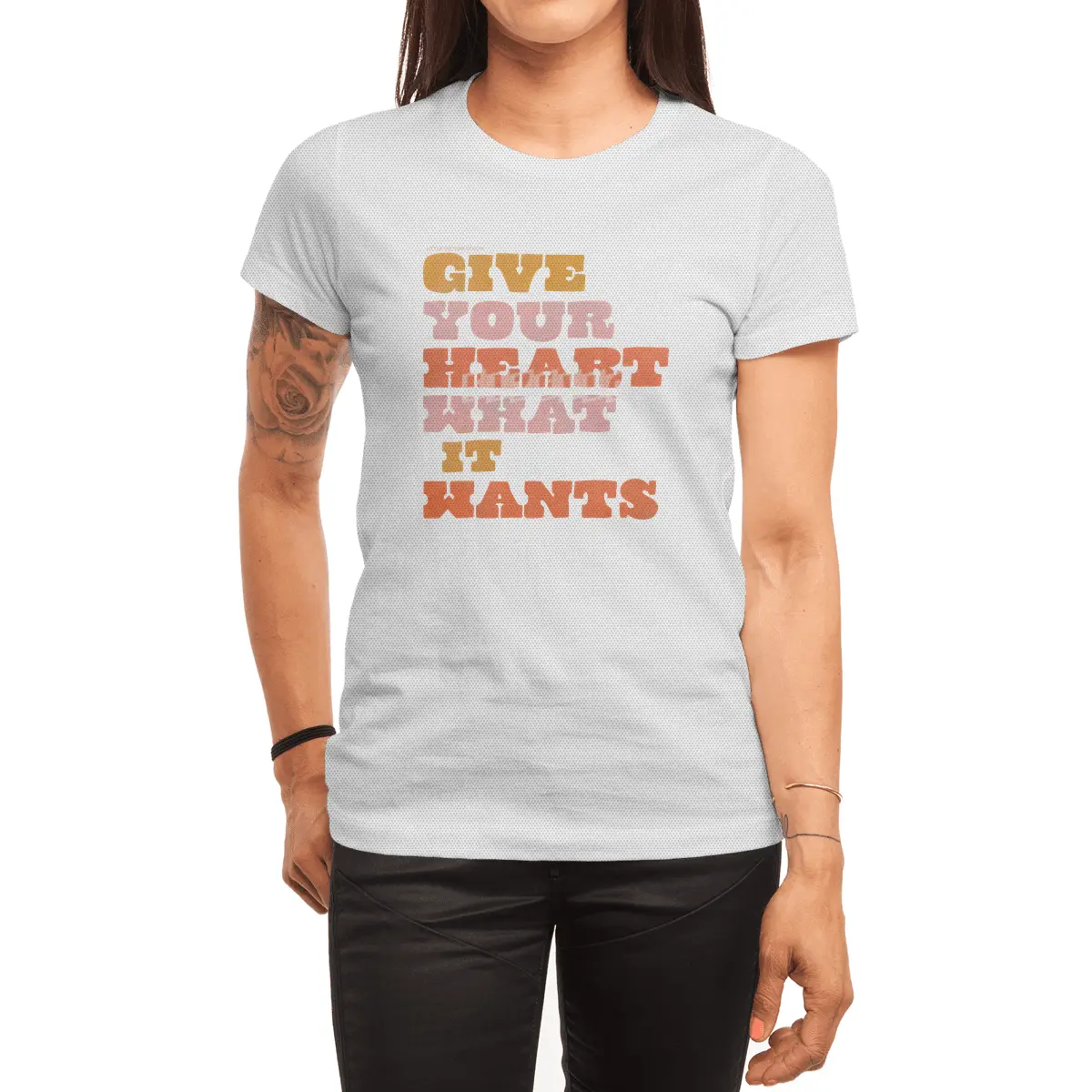 Give Your Heart What it Wants Spor T-Shirt