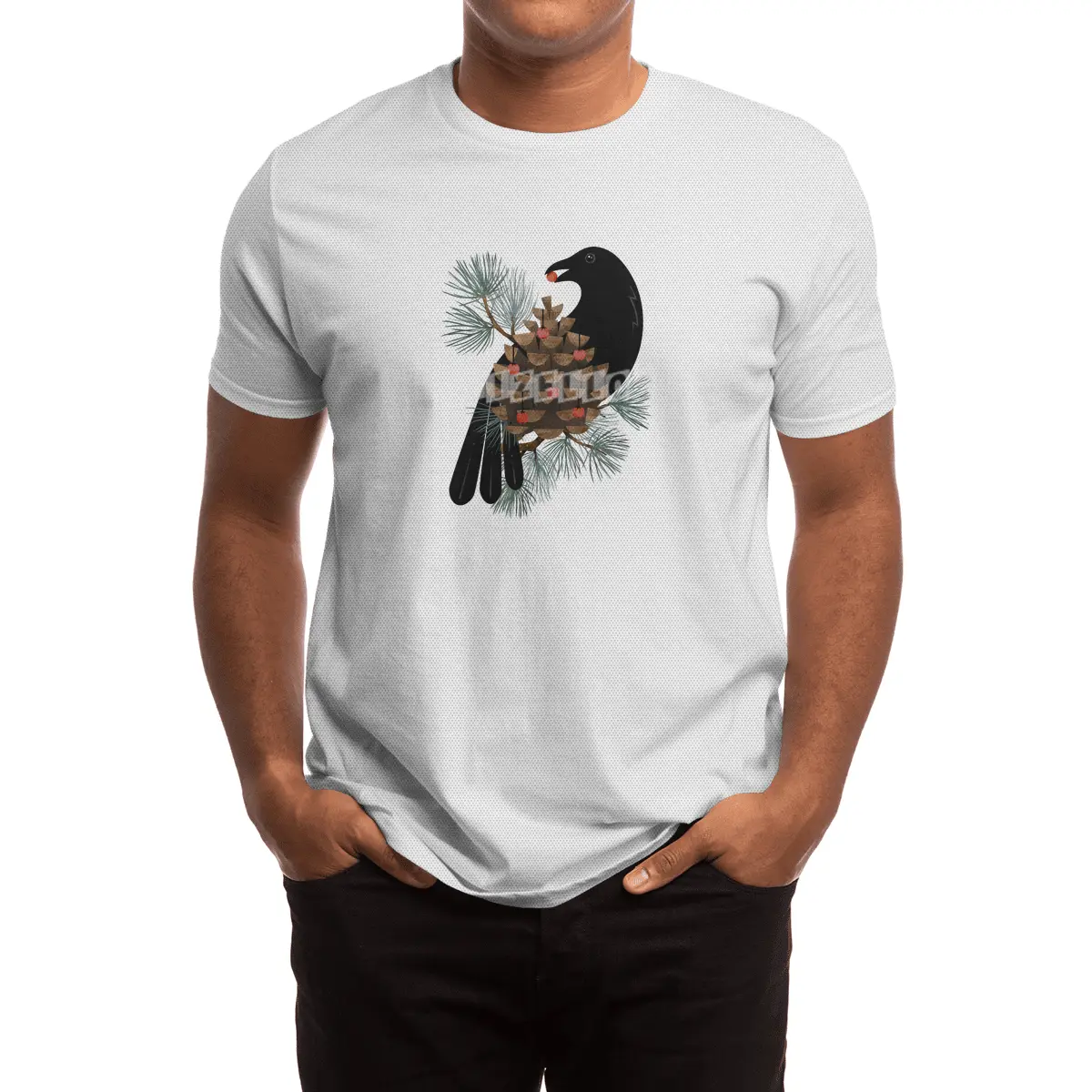 Bird & Berries Spor T-Shirt