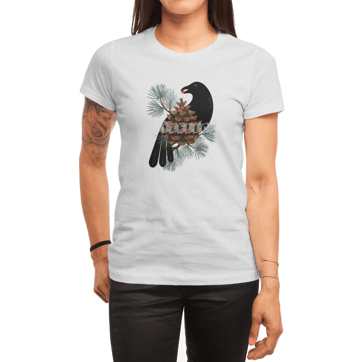 Bird & Berries Spor T-Shirt