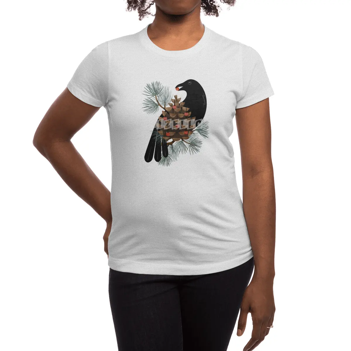 Bird & Berries Spor T-Shirt