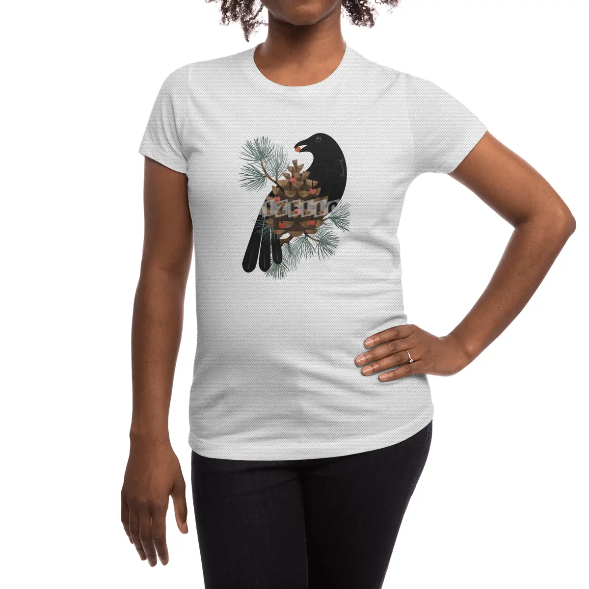 Bird & Berries Spor T-Shirt