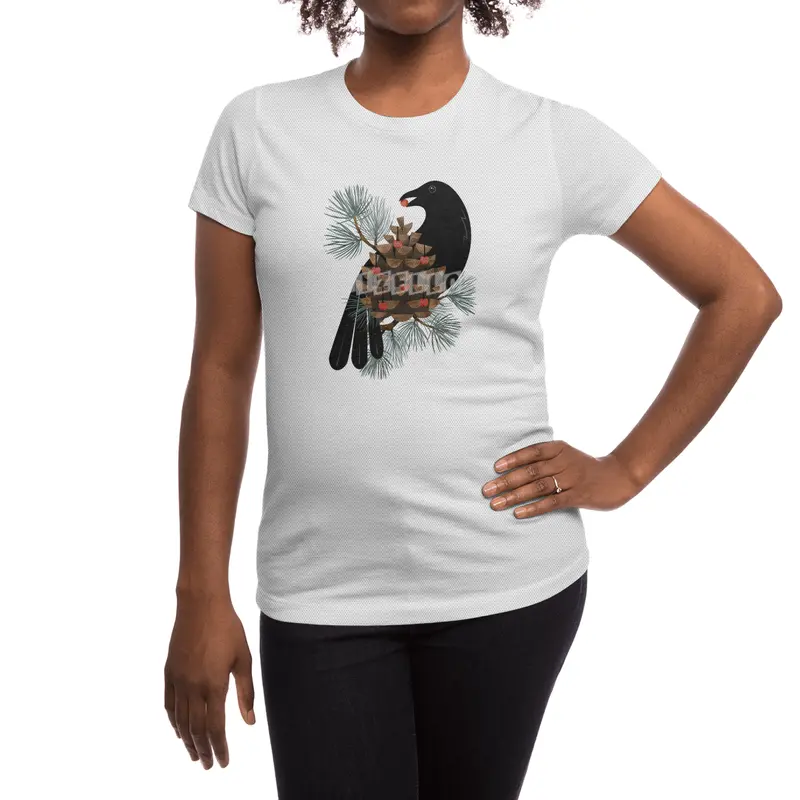 Bird & Berries Spor T-Shirt