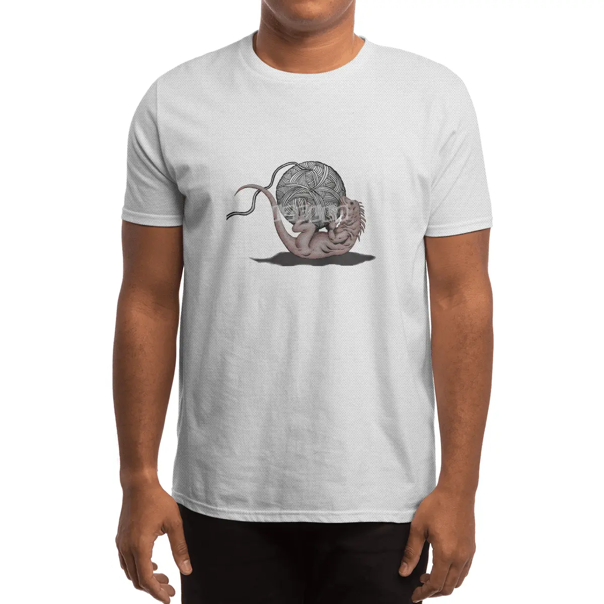 Gecko with Yarn Spor T-Shirt