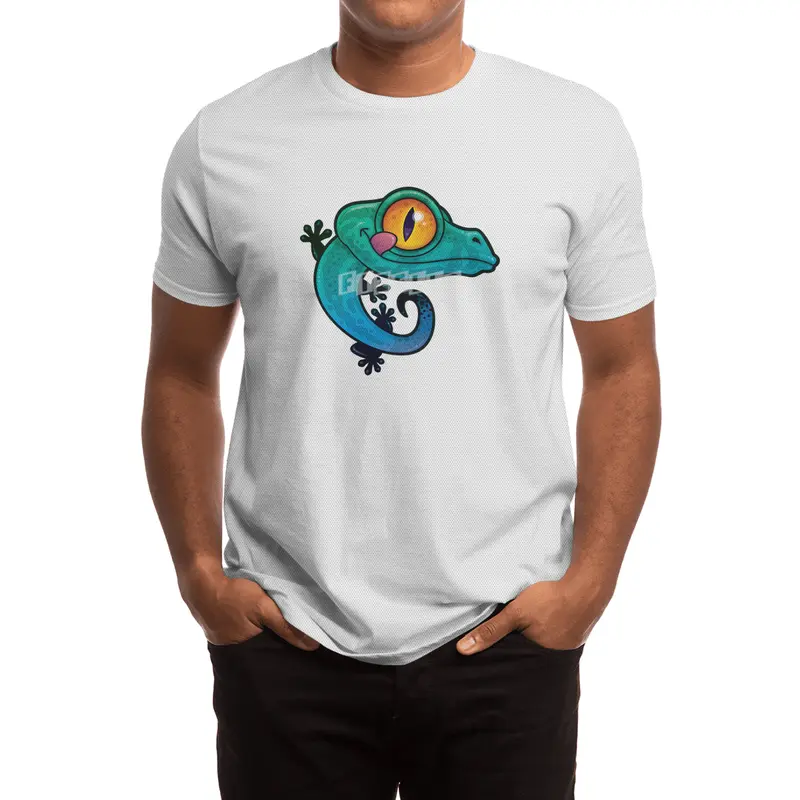 Cute Gecko Lizard Licking His Eye Spor T-Shirt
