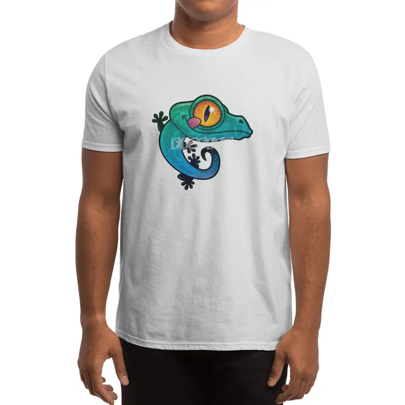 Cute Gecko Lizard Licking His Eye Spor T-Shirt