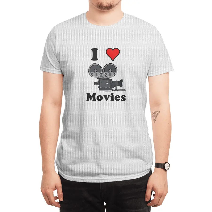 I Heart Movies Spor T-Shirt