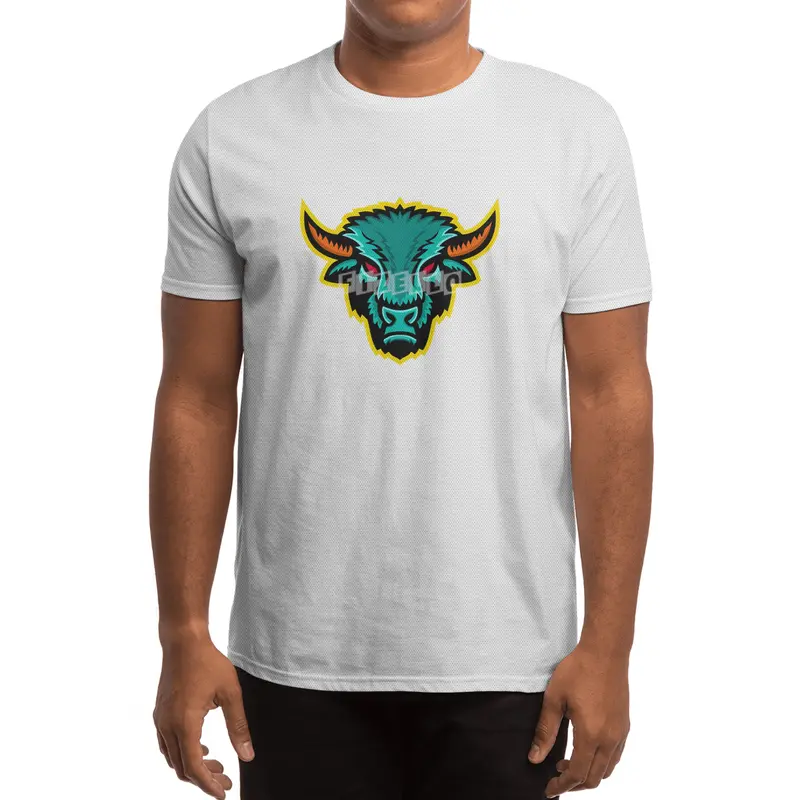 American Bison Head Sports Mascot Spor T-Shirt