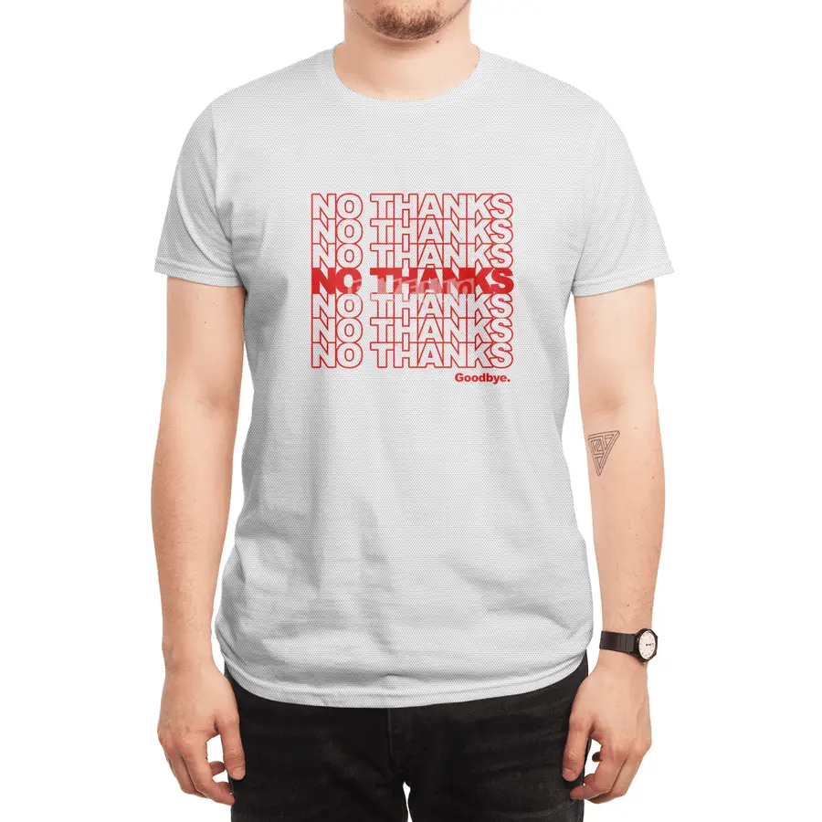 No Thanks (red) Spor T-Shirt