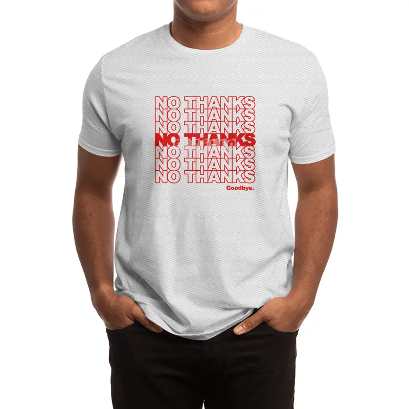 No Thanks (red) Spor T-Shirt
