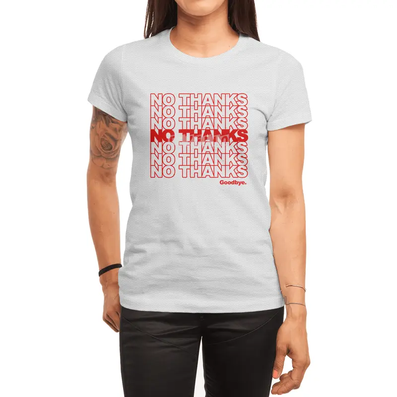 No Thanks (red) Spor T-Shirt
