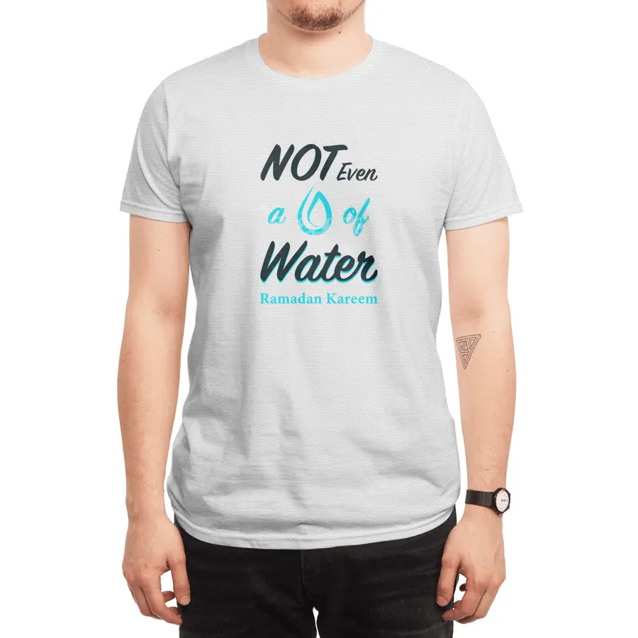 Funny RAMADAN Kareem T-Shirt | Not Even Water Islamic Tee Spor T-Shirt