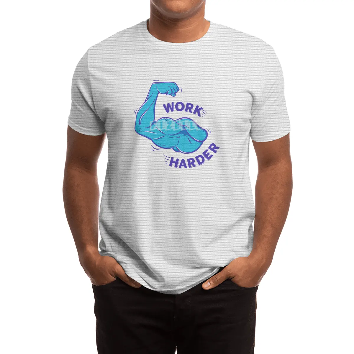 Work Harder Spor T-Shirt