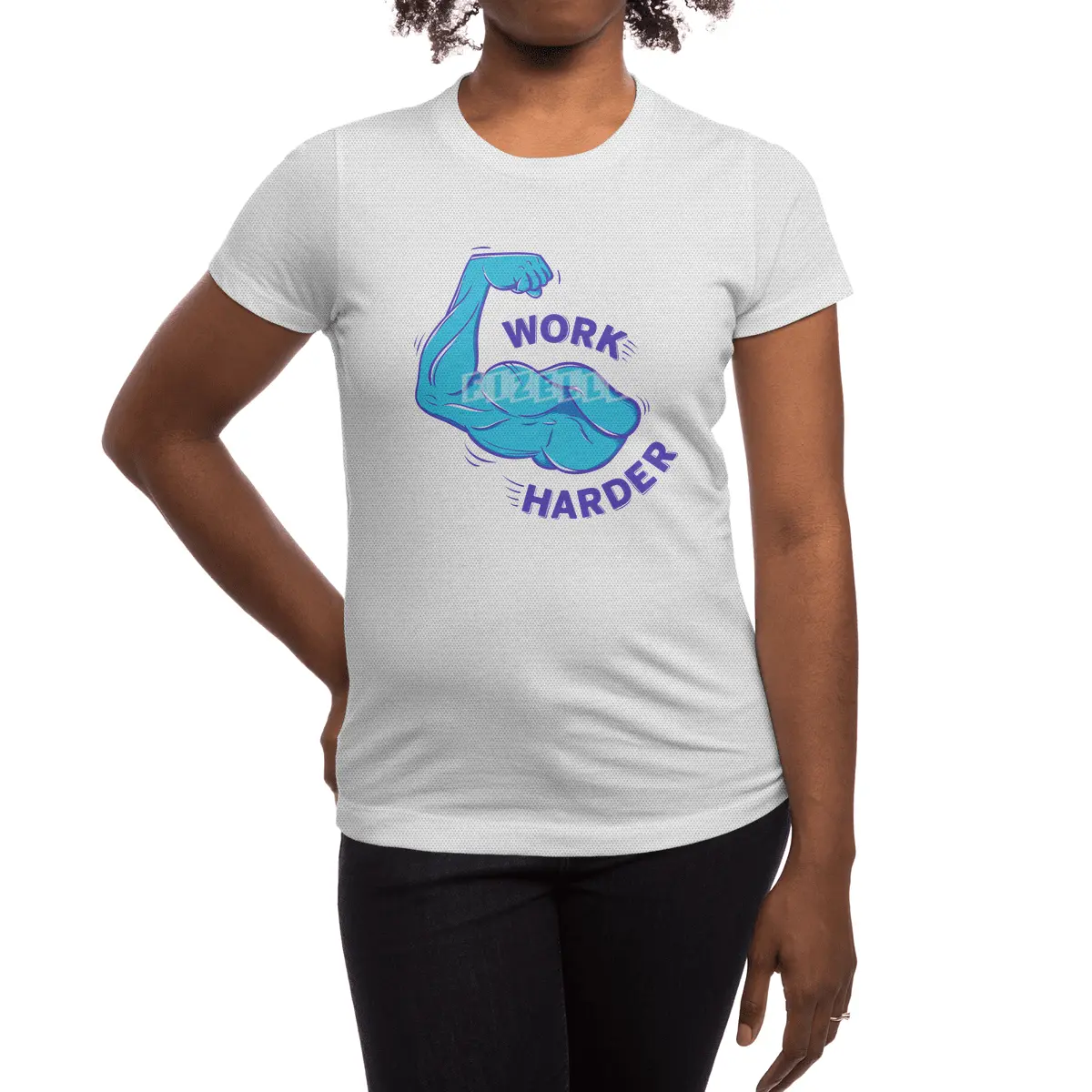 Work Harder Spor T-Shirt