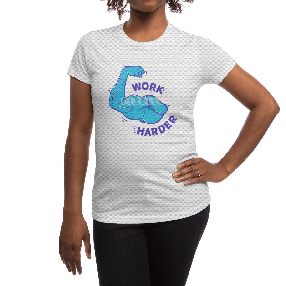 Work Harder Spor T-Shirt
