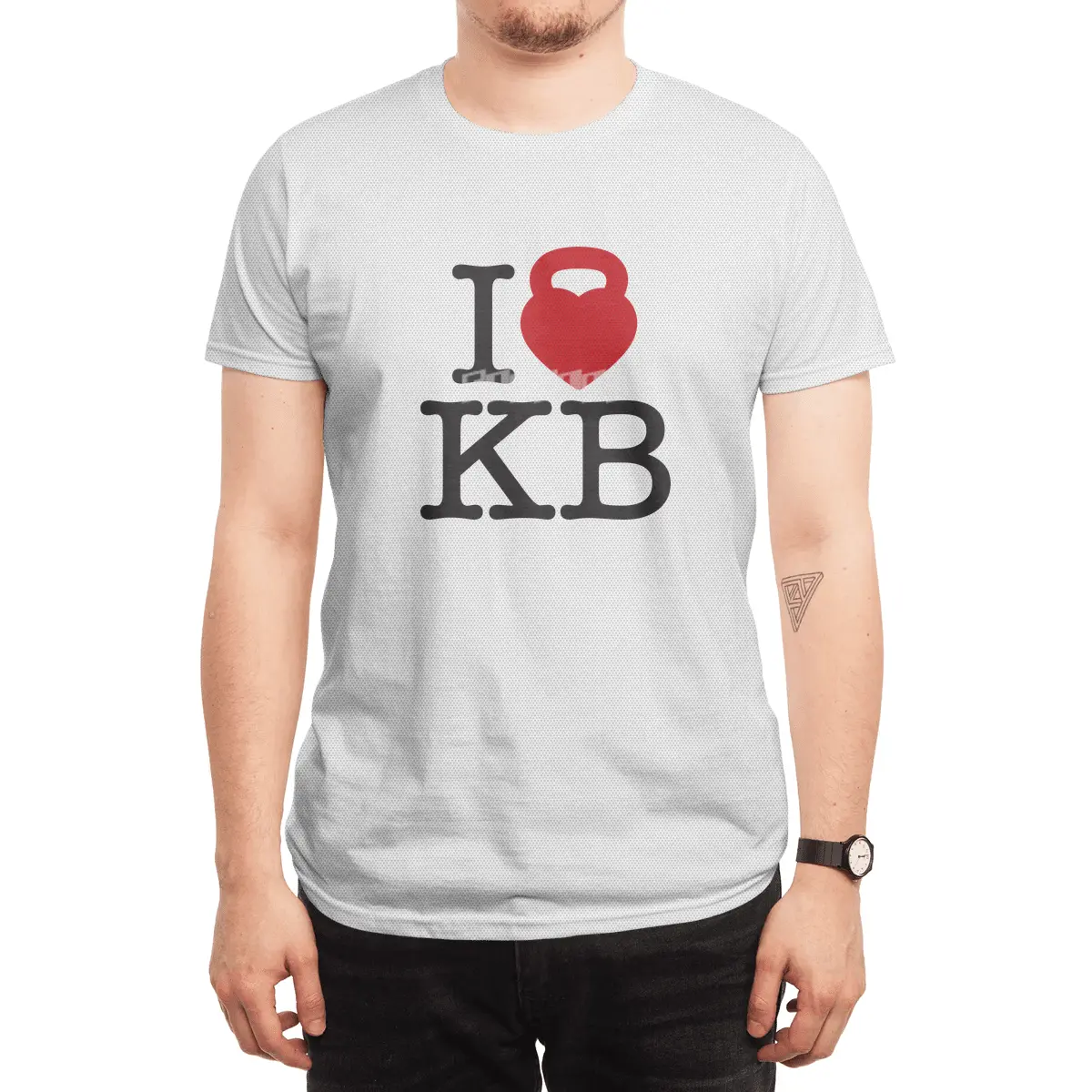 I Heart My Kettle Bell Spor T-Shirt