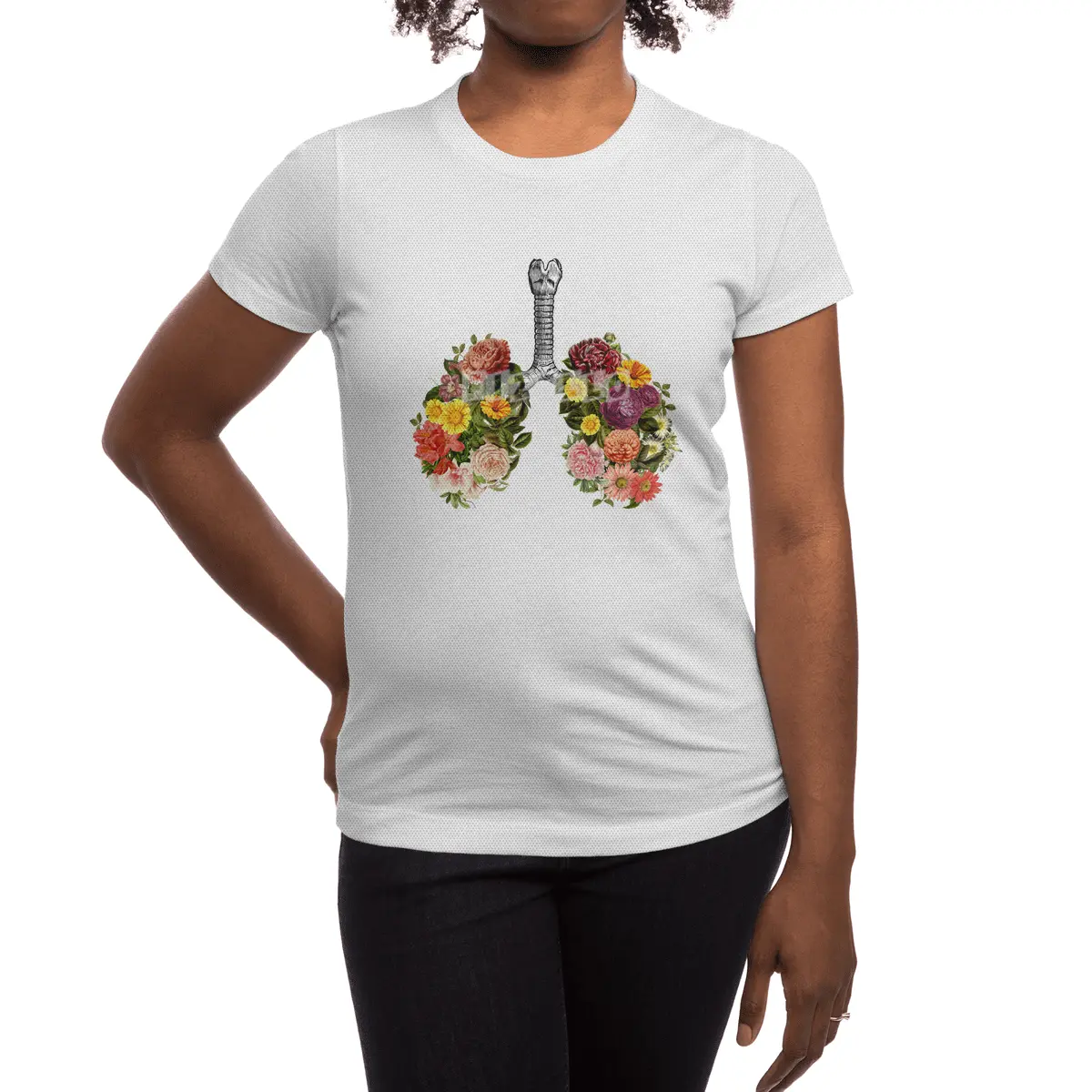Breathing Spring Flower Lungs Spor T-Shirt