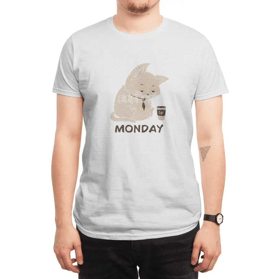 Monday Cat Spor T-Shirt