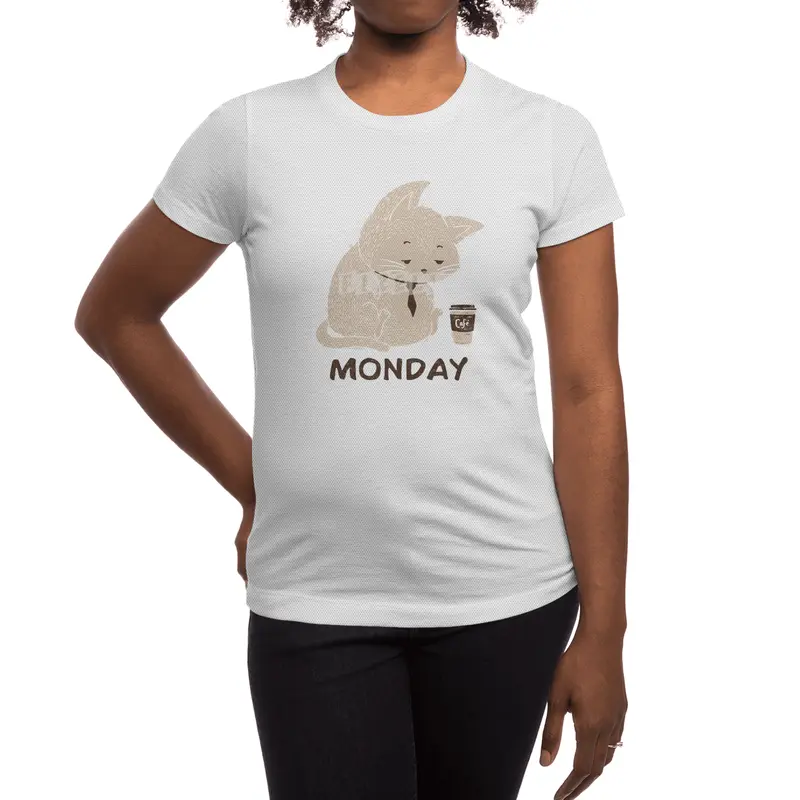 Monday Cat Spor T-Shirt