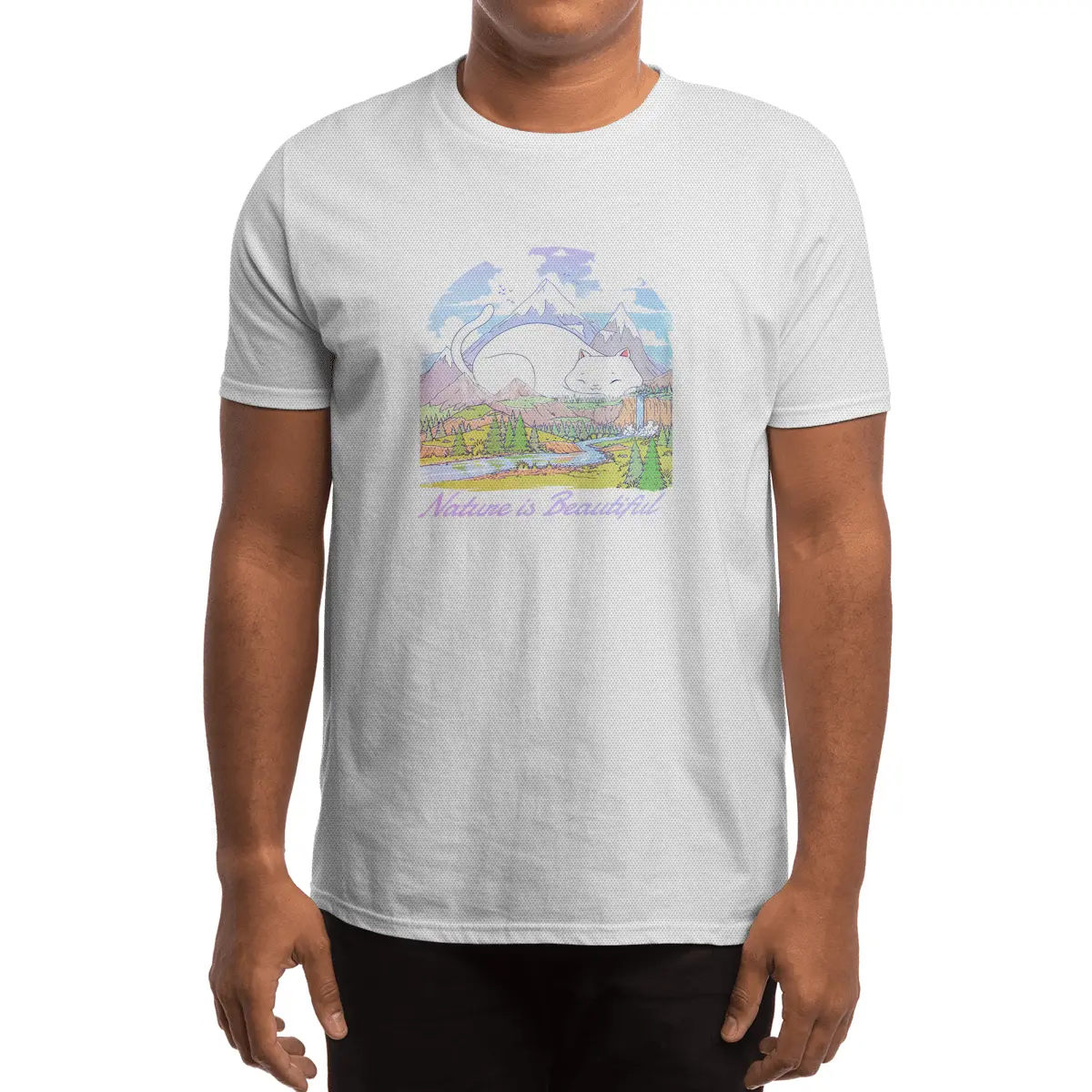 Nature Is Beautiful Spor T-Shirt