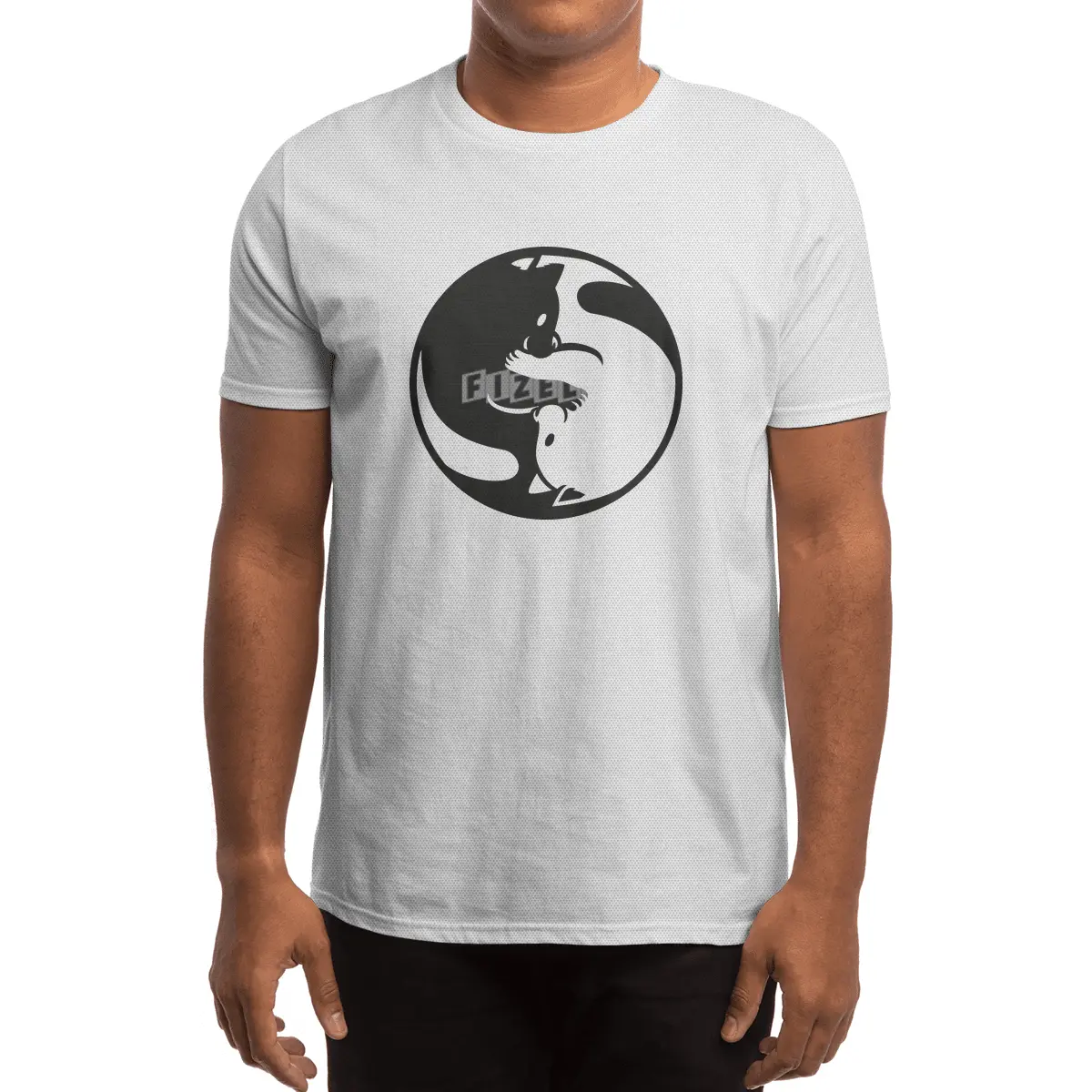 Yin Yang Cat Tao Spor T-Shirt