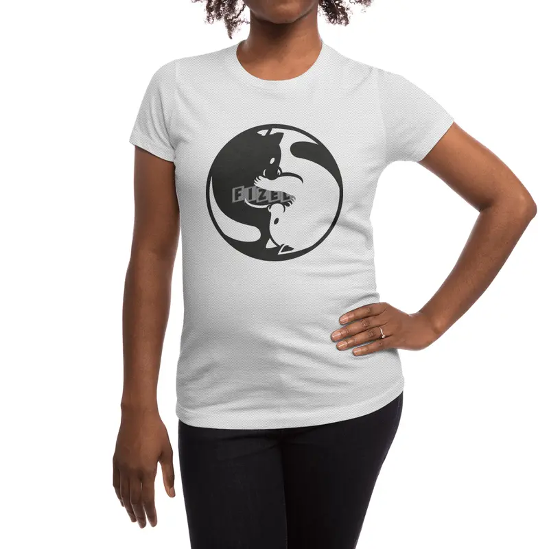 Yin Yang Cat Tao Spor T-Shirt