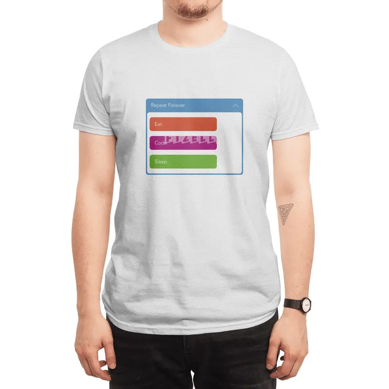 Learn, Code, Share, Repeat Spor T-Shirt