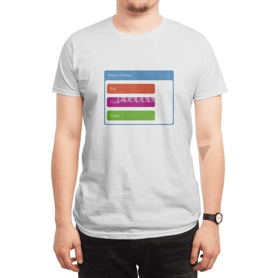 Learn, Code, Share, Repeat Spor T-Shirt