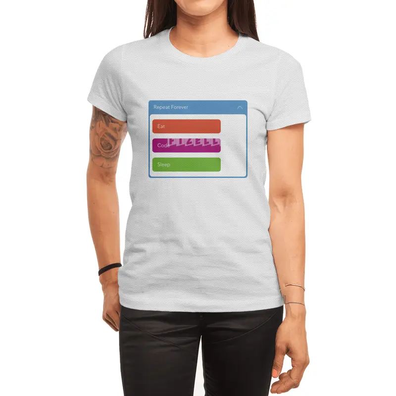 Learn, Code, Share, Repeat Spor T-Shirt