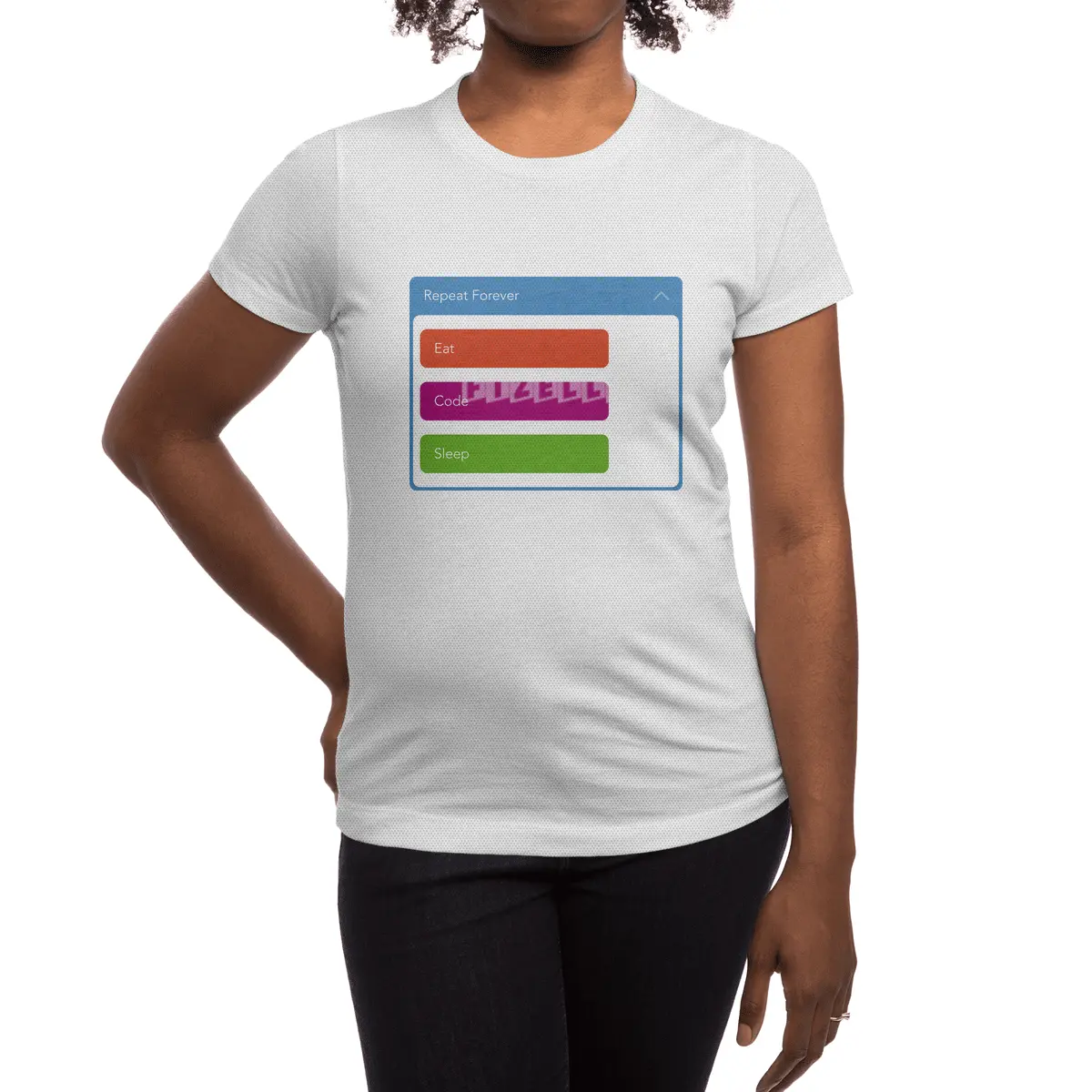 Learn, Code, Share, Repeat Spor T-Shirt