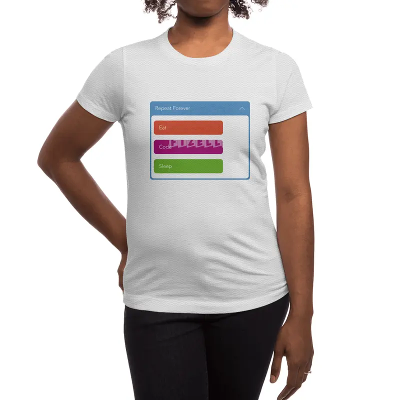 Learn, Code, Share, Repeat Spor T-Shirt