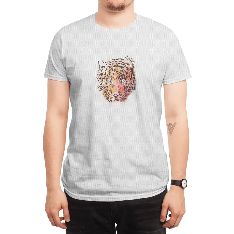Geometrical Tiger Spor T-Shirt