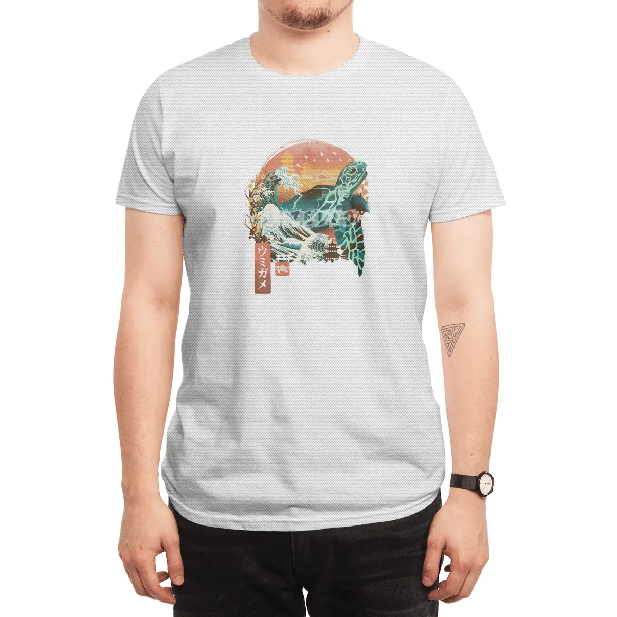 Kame Landscape Spor T-Shirt
