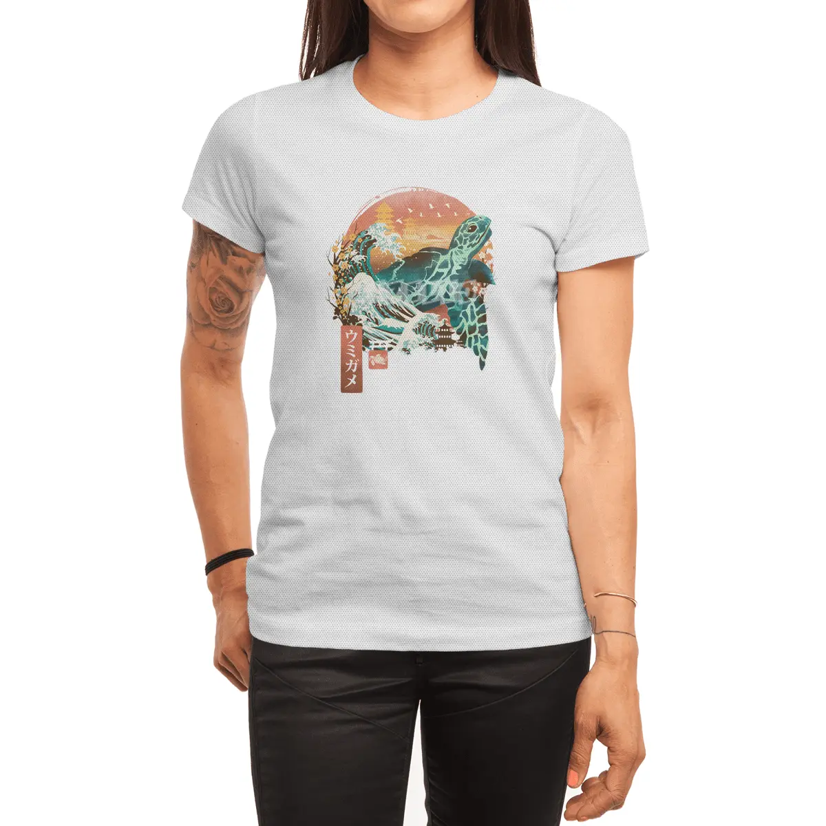 Kame Landscape Spor T-Shirt
