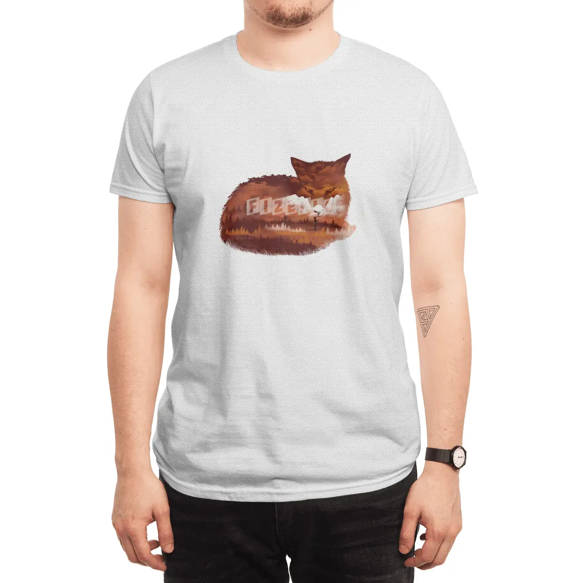 The Girl in the Red Forest Spor T-Shirt