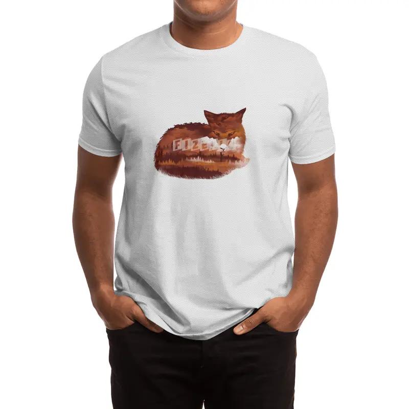 The Girl in the Red Forest Spor T-Shirt