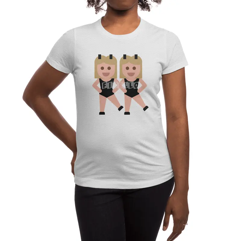 Woman With Bunny Ears Spor T-Shirt